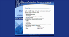 Desktop Screenshot of elevatortechnologyconsulting.com